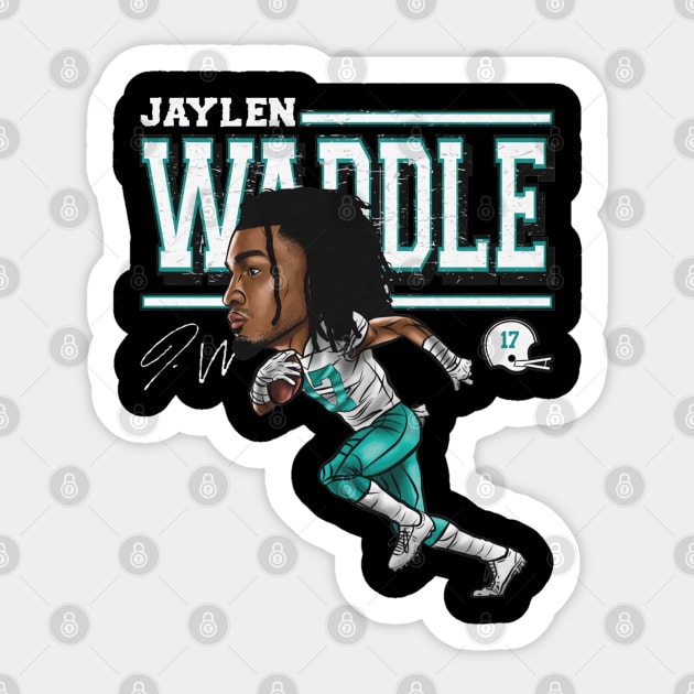 Jaylen Waddle Miami Cartoon Sticker by Buya_Hamkac